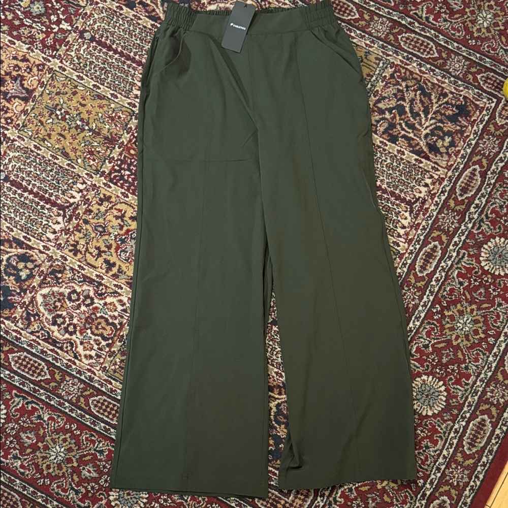Fabletics Olive Wide Leg Pants